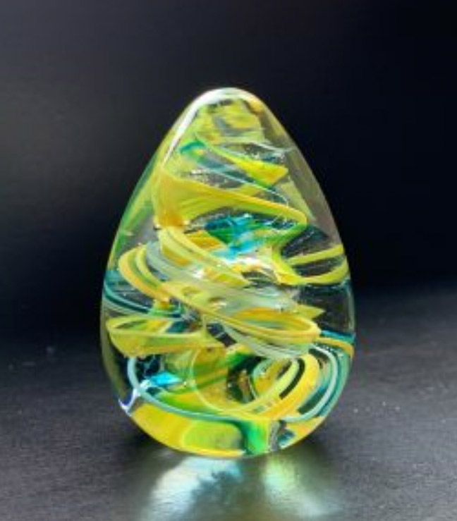 Easter Egg Glass Float