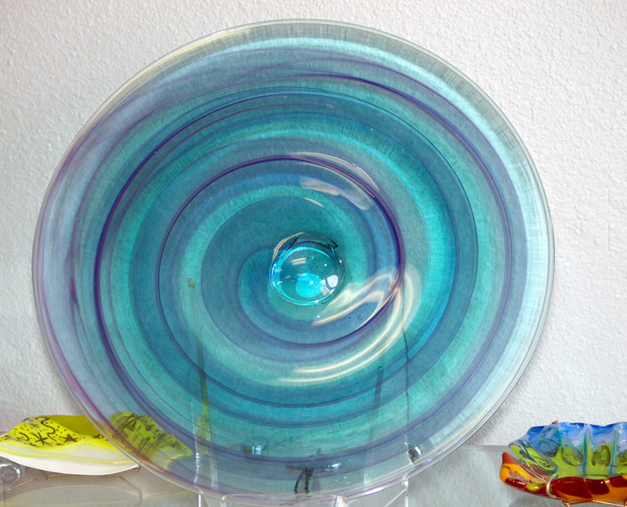 Glass Blown Plate